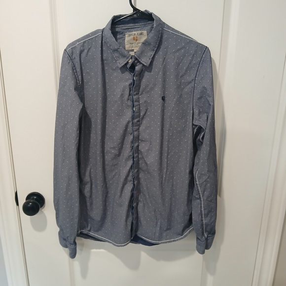 Garcia Jeans Men’s button up shirt size‎ large preowned - Picture 1 of 6